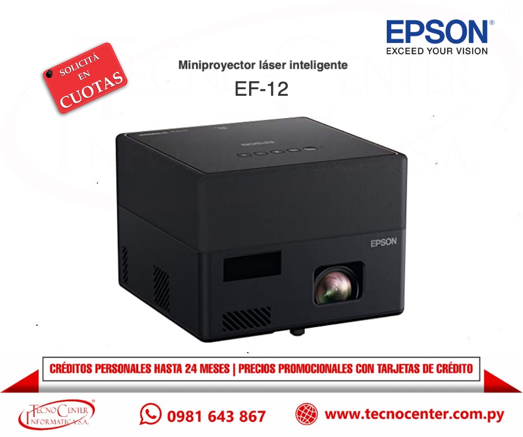 Proyector Láser Epson EF-12 1000 Lúmenes Full HD